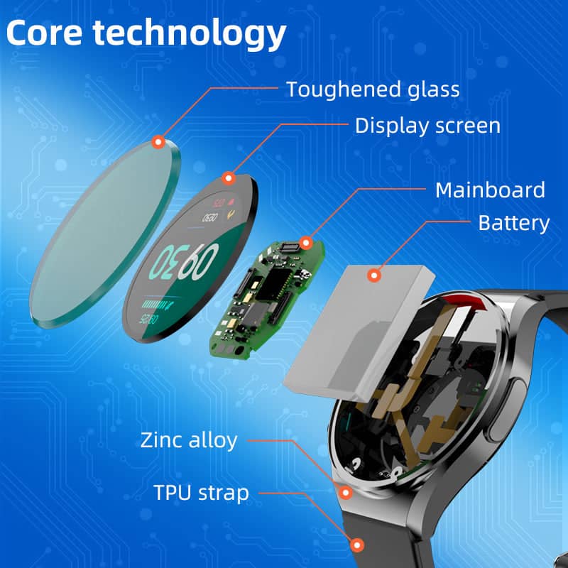 Én-Klikk Smartwatch – Heart Rate, Blood Oxygen and Sleep Monitoring | Suga Pro Health Series