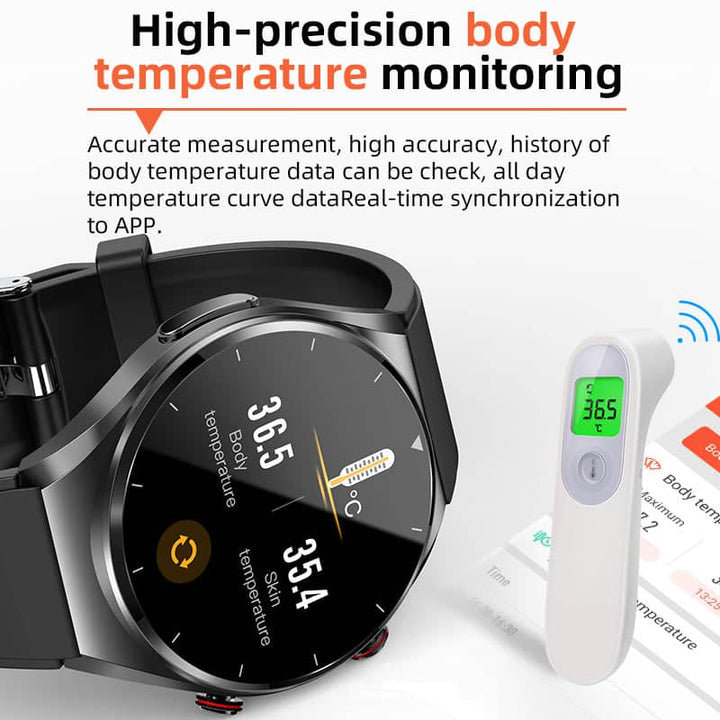 Én-Klikk Smartwatch – Heart Rate, Blood Oxygen and Sleep Monitoring | Suga Pro Health Series