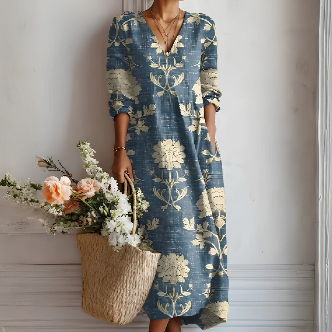 Lady's Long-sleeved Dress