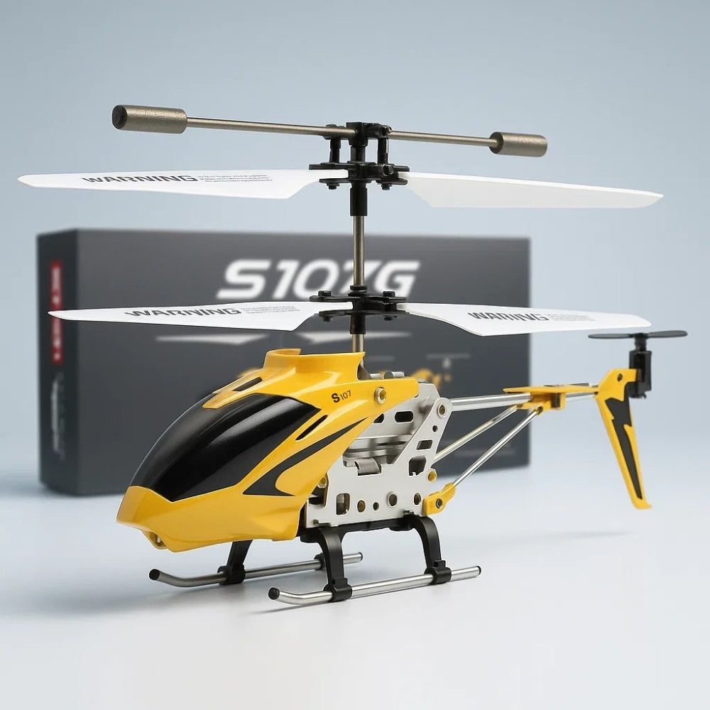 Hercules Unzerstörbarer RC-Hubschrauber 3.5CH Mini-RC-Hubschrauber mit Karmesinrotem Gyroskop