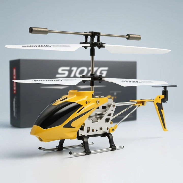Hercules Unzerstörbarer RC-Hubschrauber 3.5CH Mini-RC-Hubschrauber mit Karmesinrotem Gyroskop