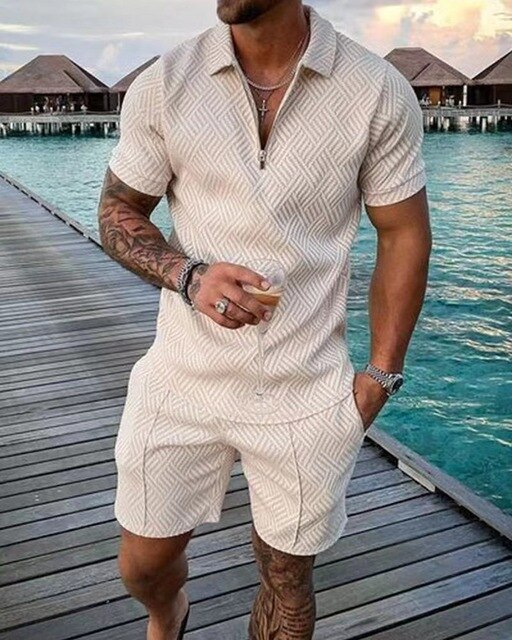 Men’s Two-Piece Set – Effortless Summer Style