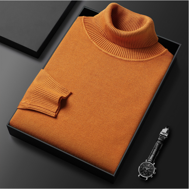 Men’s Turtleneck Sweater – Classic Warmth with Refined Style