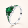 Elegant white gold ring with refined design