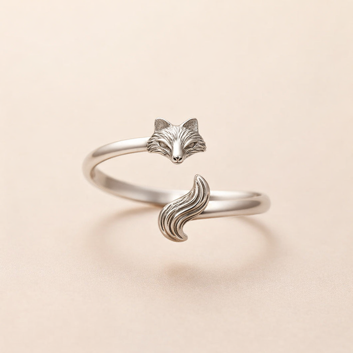 Silver Fox Ring for Women