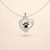 Cute Paw Print Collarbone Necklace