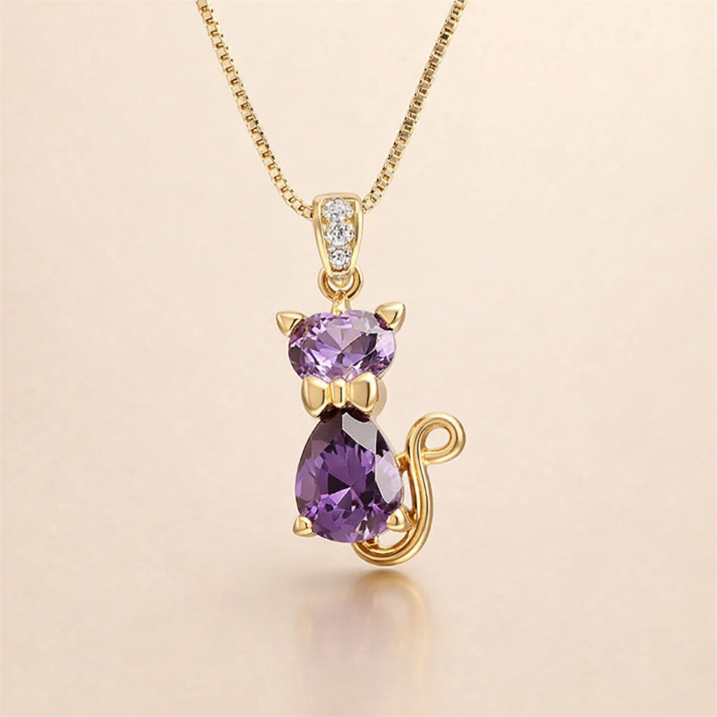 Cat Pendant Necklace