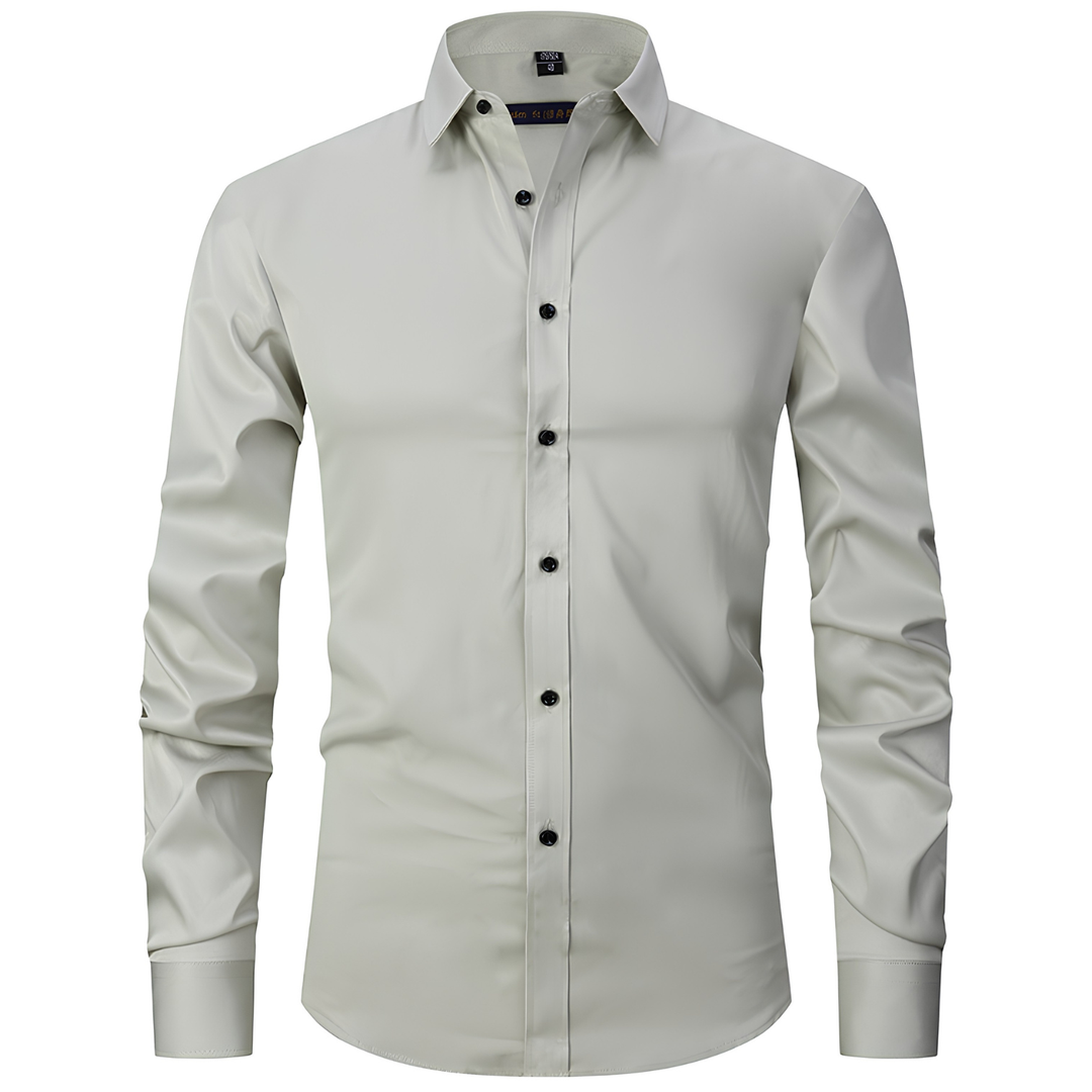 Men’s Casual Work Shirt with Classic Fit