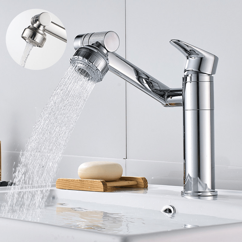 FLEXISPOUT – 360° Flexible Tap with Spray Function for the Sink