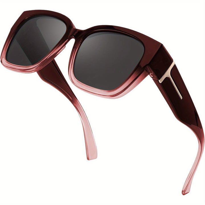 New Fashionable Myopia Glasses With Large Square Frames