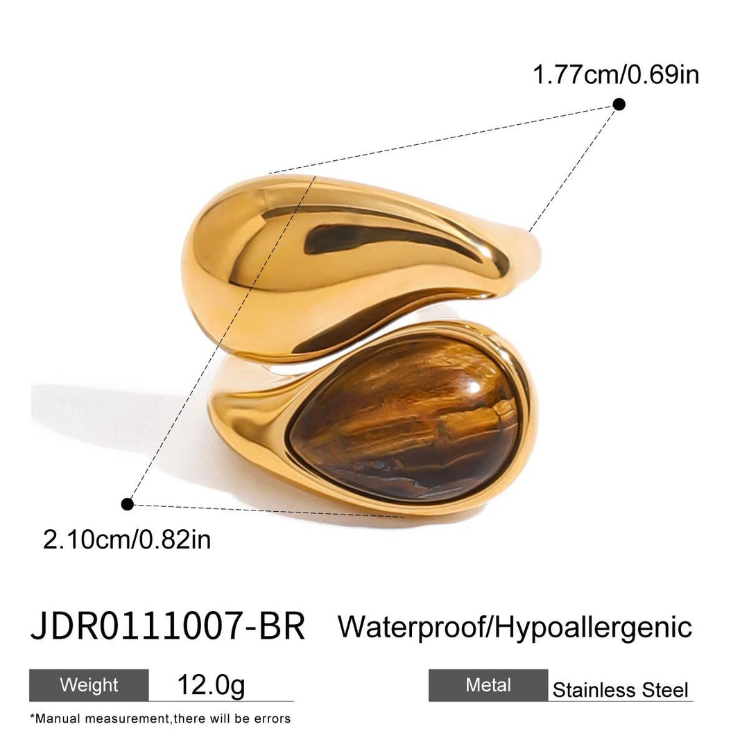 Mara Amber Pearl Ring