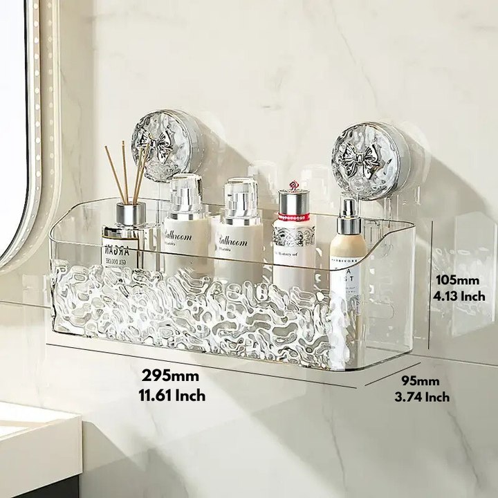 Practical No-Drill Wall Shelf for the Bathroom