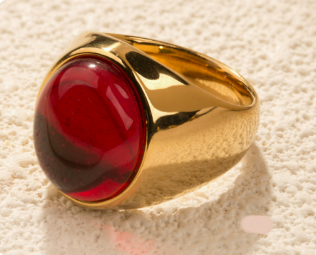 Large Cat's Eye Gemstone Ring – Liora