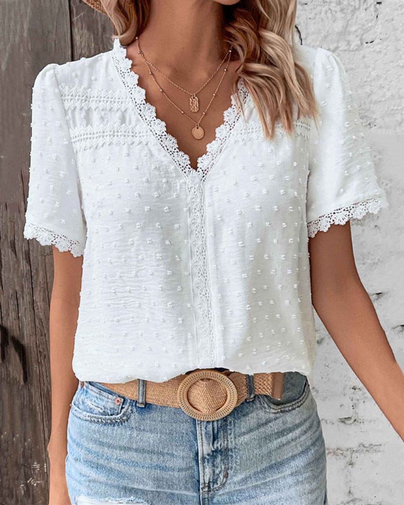 Elevate Your Style with Our Lace Blouse for Effortless Elegance