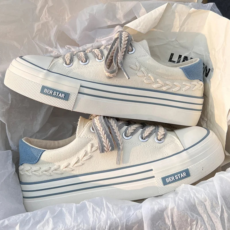 Serenity Platform Canvas Sneakers