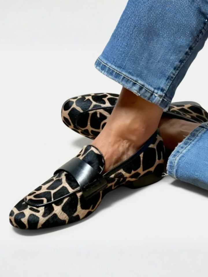 Women's Chic Animal Print Loafers