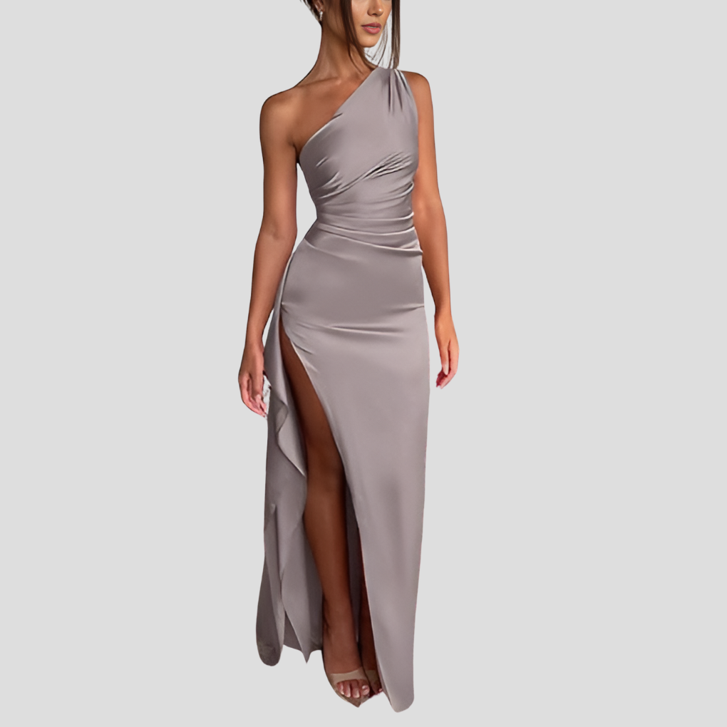 Cecil | Women’s One-Shoulder Pleated Dress | Maxi