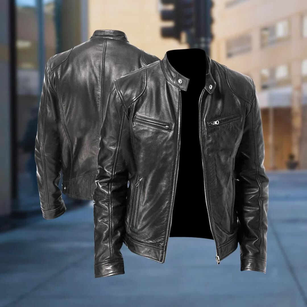 Men's Leather Jacket – Elegant, Durable Jacket in a Modern Style