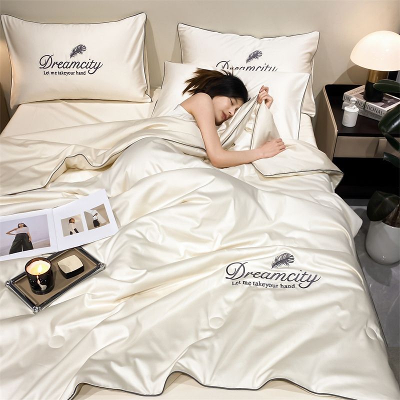 FrostEase Premium Cooling Bedding | Light, Breathable, Machine-Washable Sleep Solution