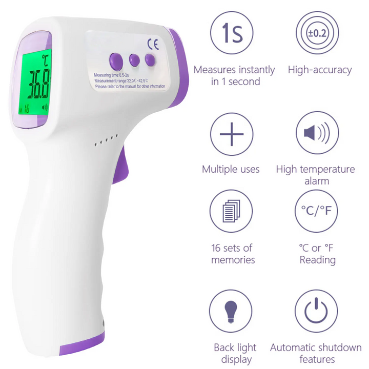 Kontaktloses Hundethermometer mit Ein-Klick-Messung