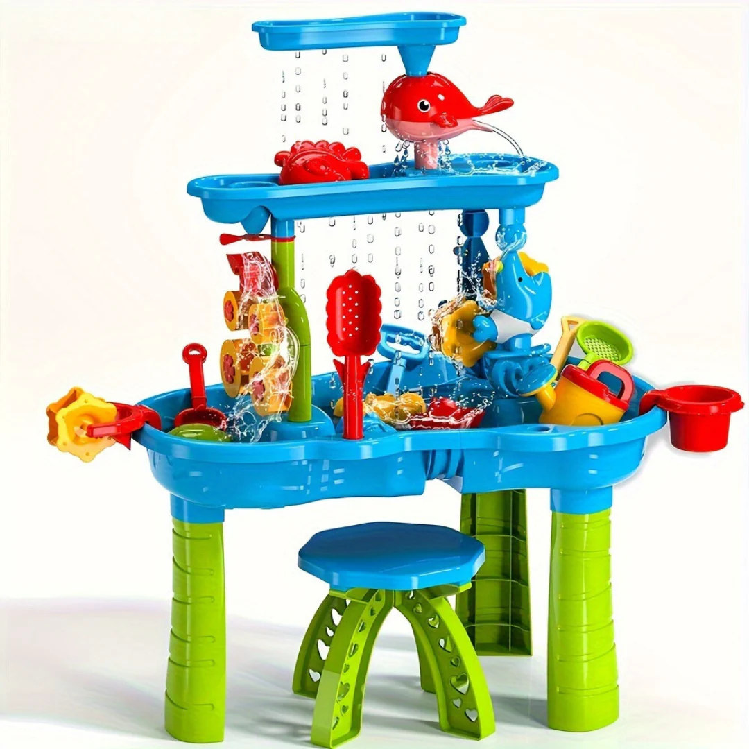SplashTower three-tier sand and water table