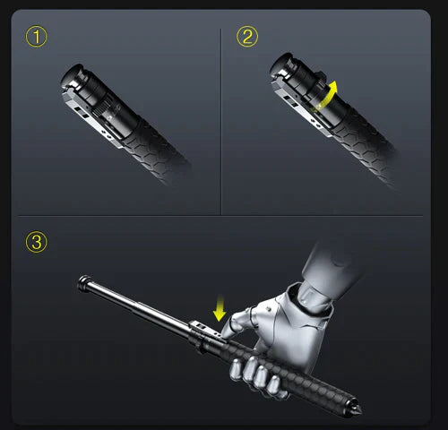 Automatic Folding Walking Cane