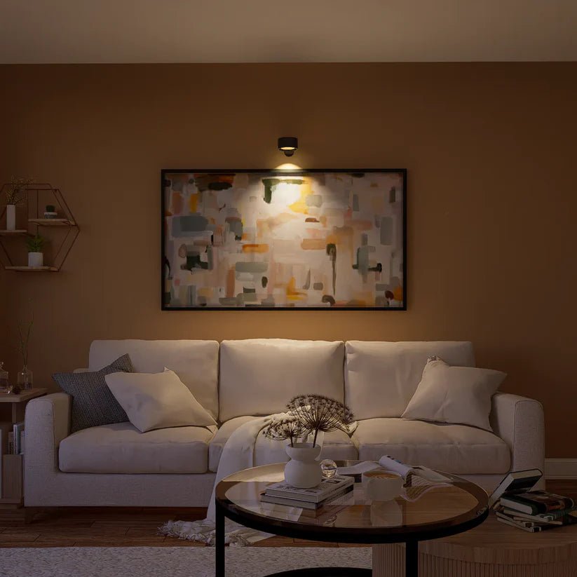 Cordless LED Wall Light with 360° Rotating Head, Touch Dimmer, 3 Colours