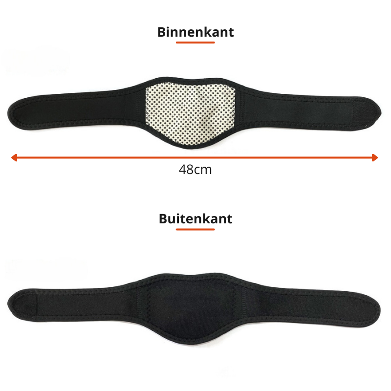 VitalTherm Neck Collar | With Tourmaline & Magnets | Self-Heating & Pain Relief