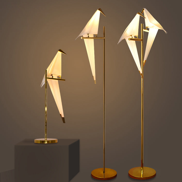 Origami Birdy Tischlampe – Warmes Ambientelicht und Modernes Flügeldesign