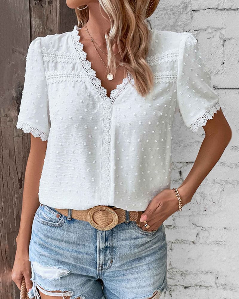 Elevate Your Style with Our Lace Blouse for Effortless Elegance