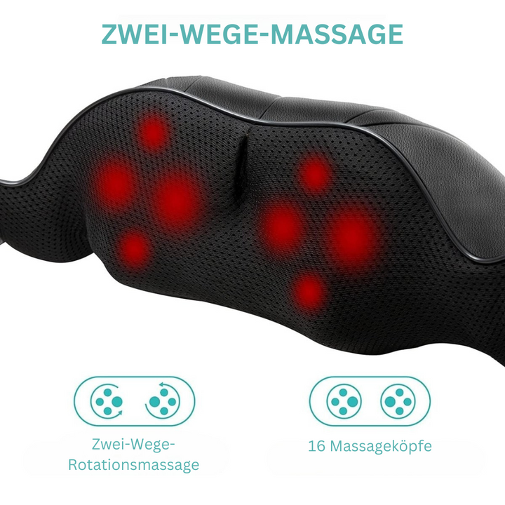 Shiatsu Massage Cushion with Infrared - AuraComfort