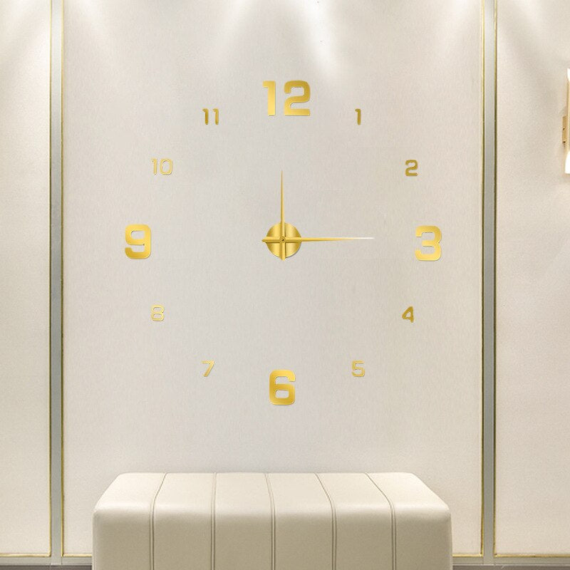 Large Modern-Style Wall Clock