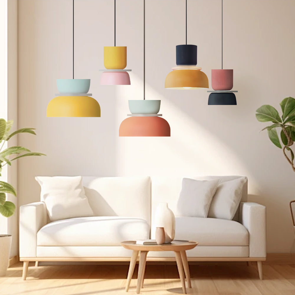 Lucie Nordic Colour Block Pendant Light