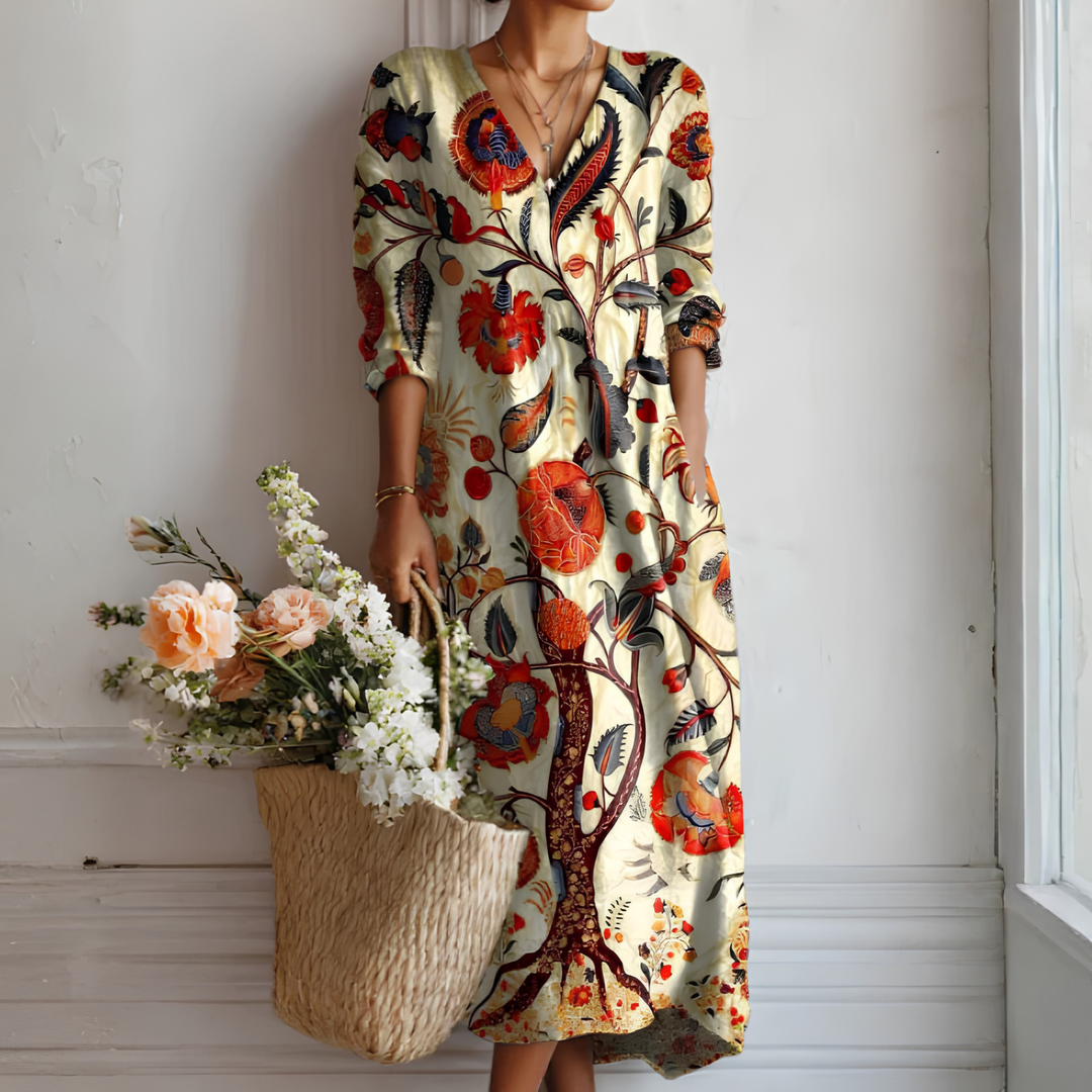 Lady's Long-sleeved Dress