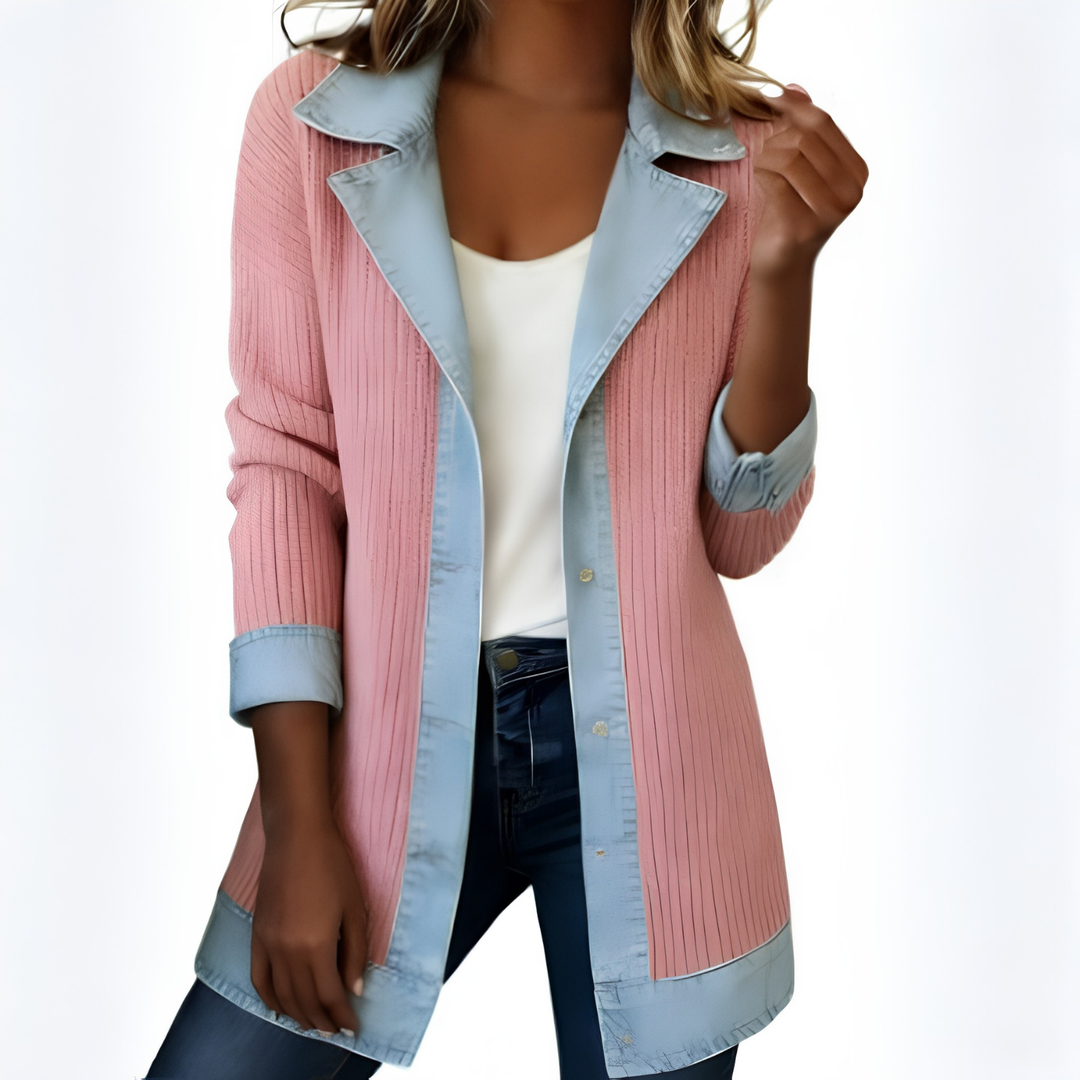 Women’s Denim Patchwork Jacket