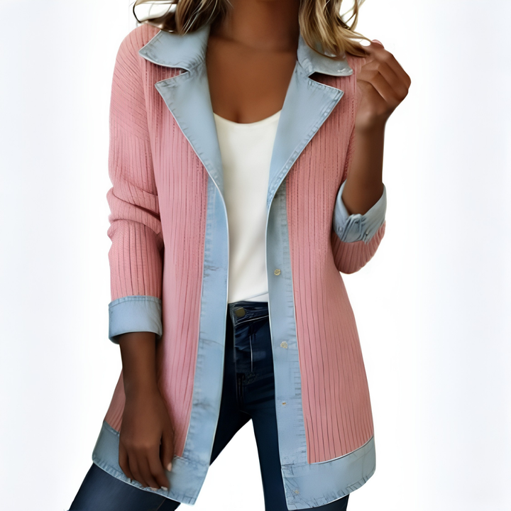 Women’s Denim Patchwork Jacket