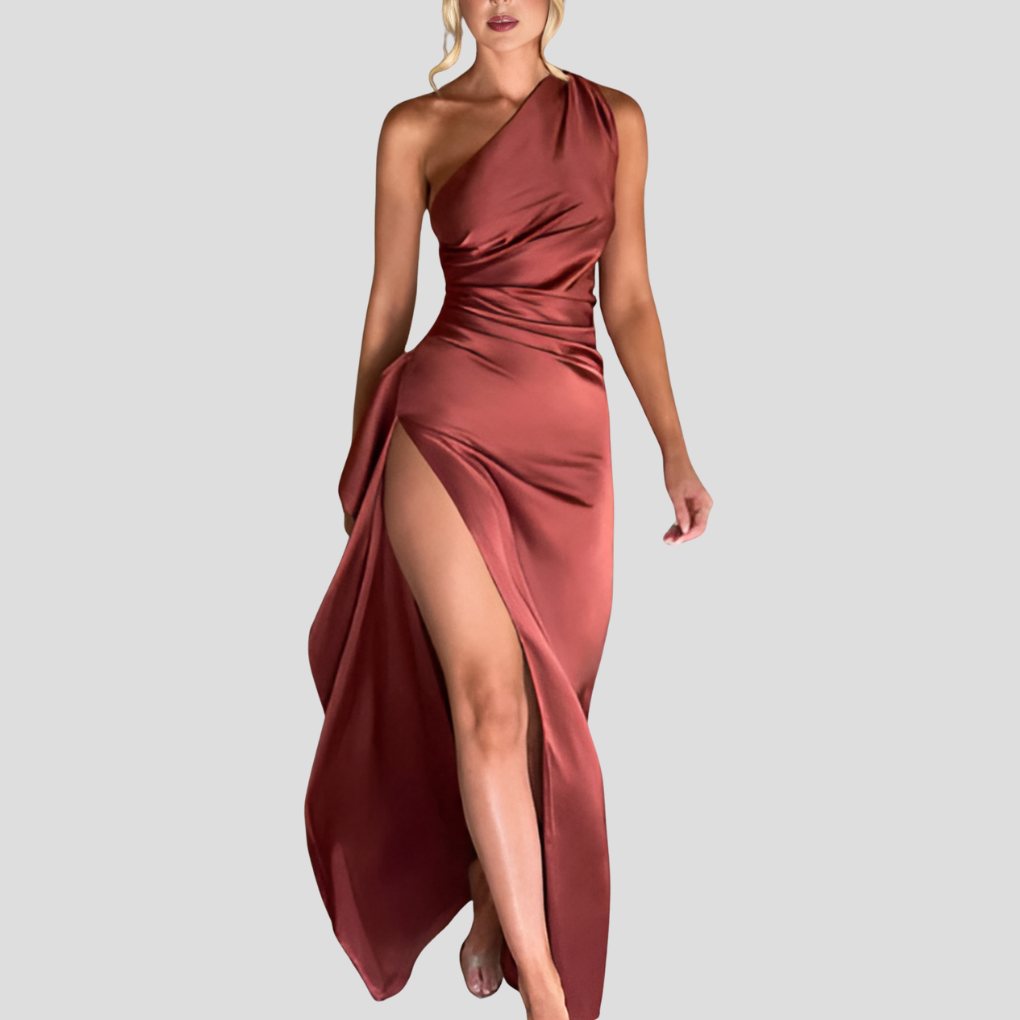 Cecil | Women’s One-Shoulder Pleated Dress | Maxi