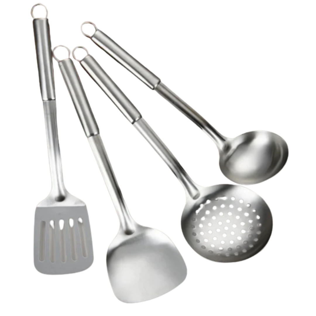 Titan-Kochgeschirr-Set – Topf, Küchenutensilien & Schneidebrett | Essentials für eine nachhaltige Küche