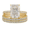 Sleek Stylish And Luxurious Copper Ring Inlaid With Diamonds