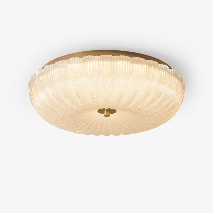Halo Wavy Glass Ceiling Light