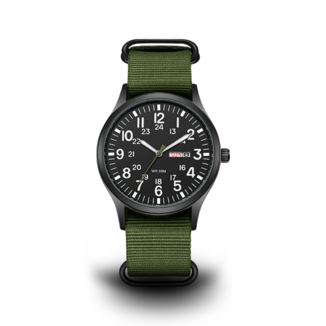 Men's Outdoor Watch – 100m Waterproof, Scratch-Resistant Sapphire Glass