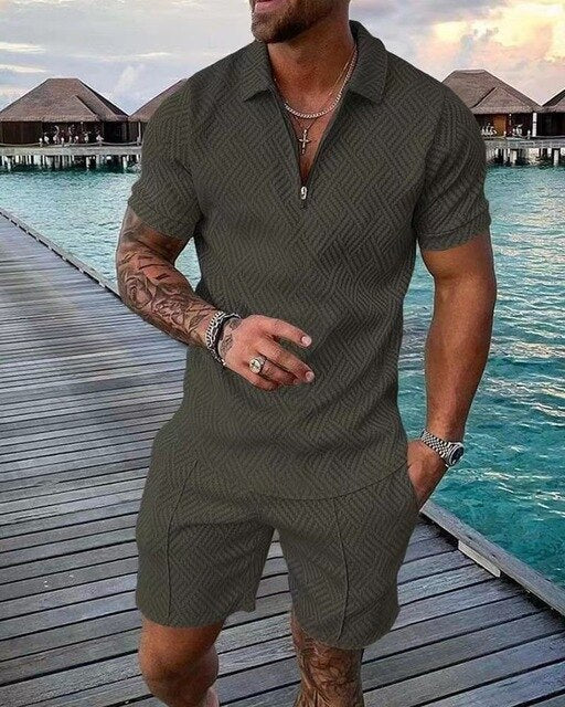 Men’s Two-Piece Set – Effortless Summer Style