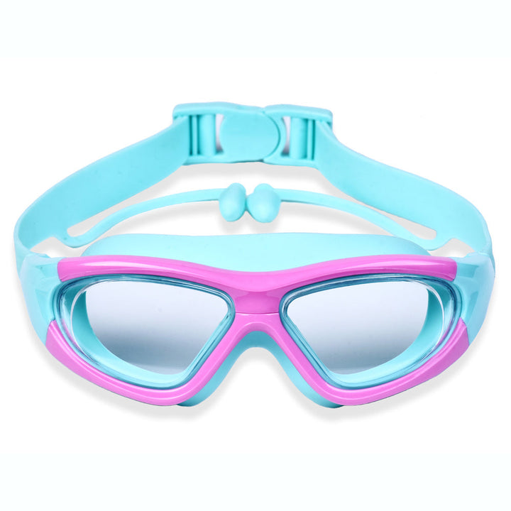Schwimmbrille für Kinder mit großer Fassung – Komfortabel und Antifog für Wasserspaß