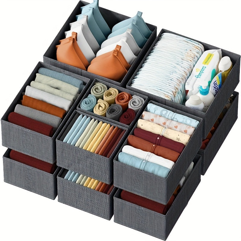 OrganizePro Set of 12 Drawer Organisers – Efficient and Compact