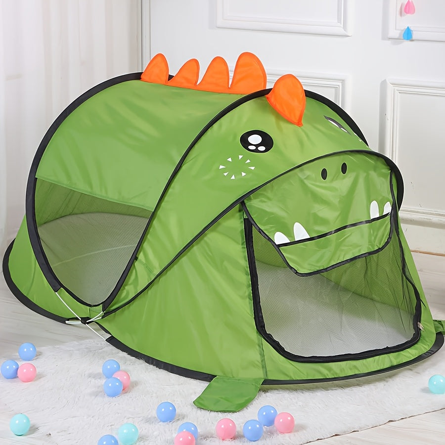 Pop-Up Play Tent Set for Kids with Dinosaurs, Sharks and Bears with UPF 50 Sun Protection – Breathable and Portable for Babies and Toddlers