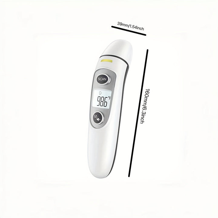 2-in-1 Digital Thermometer with 1-Second Fast Measurement – Suitable for Forehead and Ear