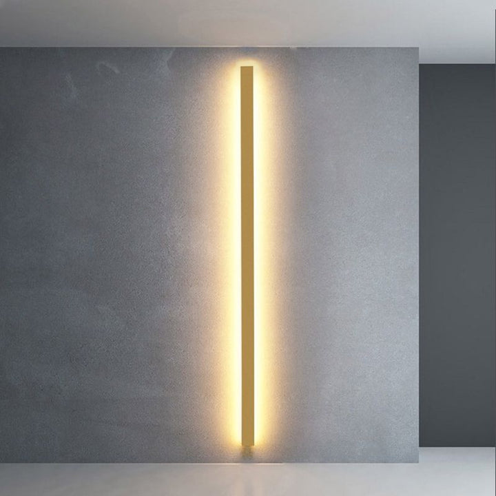 Arisha Minimalist Linear LED Wall Light Gold/Black/White Bedroom