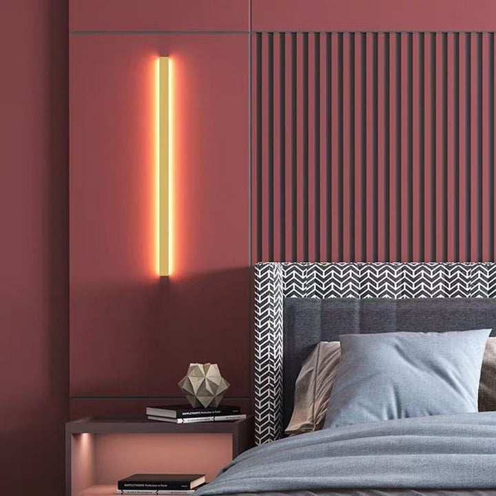 Arisha Minimalistische Lineare Wandleuchte LED Gold/Schwarz/Weiß Schlafzimmer