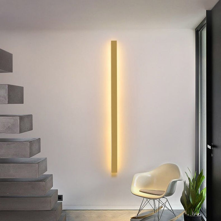 Arisha Minimalistische Lineare Wandleuchte LED Gold/Schwarz/Weiß Schlafzimmer
