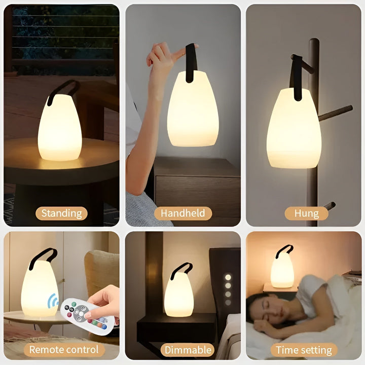 Wireless Waterproof LED Table Lamp for Indoor and Outdoor Use - Lumora